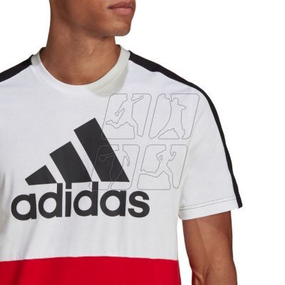 4. adidas Essentials Colorblock Single Jersey Tee M HE4330