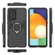 5. Ring Armor tough hybrid case cover + magnetic holder for Samsung Galaxy A73 black