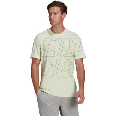 3. Adidas Essentials 3-Stripes Tee M HF4542