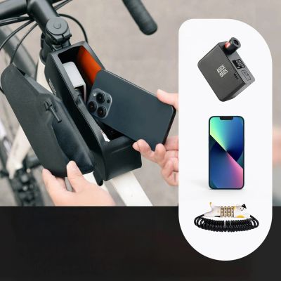 7. Rockbros 30120122002 Waterproof Bicycle Frame Bag with Magnetic Closure 0.9L - Black