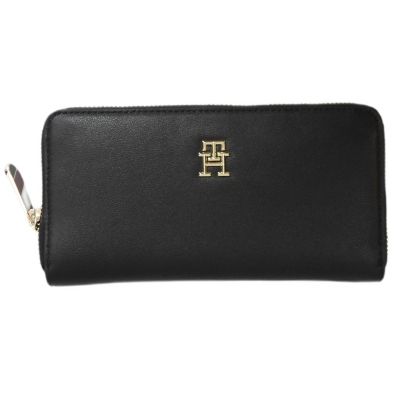 Tommy Hilfiger Poppy Plus Large Women's Wallet, Black, One Size - AW0AW15586-BDS
