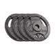 Set of 4 cast iron weight plates, 5 kg each, 31 mm hole, plates with handles, REBEL ACTIVE