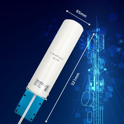 7. QOLTEC 4G LTE DUAL ANTENNA | 5DBI | OMNIDIRECTIONAL | EXTERNAL