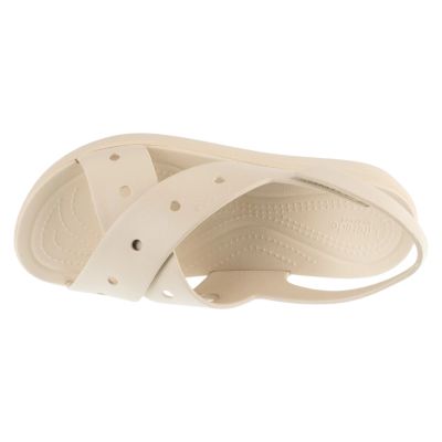 3. Crocs Brooklyn 4U Cross Strap Sandal W 212254-2MC Beige 36/37