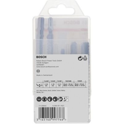 2. Bosch 2 607 011 438 jigsaw, jigsaw blade and circular saw blade Jigsaw blade Carbide 15 pcs.