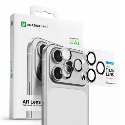 7. AmazingThing Sapphire Camera Glass for iPhone 17 Pro / Pro Max - with Black Frame