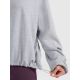 6. Women's sweatshirt with hood, open, 4F 4FRAW25TSWSF2462-26M