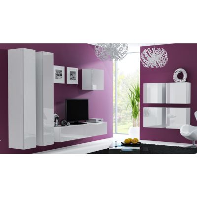 13. TV cabinet VIGO '180' 30/180/40 white/white gloss