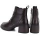 5. Women's leather ankle boots on a platform, insulated, brown, D&A S.Barski CR62-3368