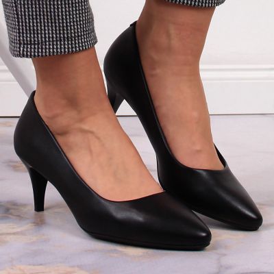 9. Black high heel pumps by Sergio Leone