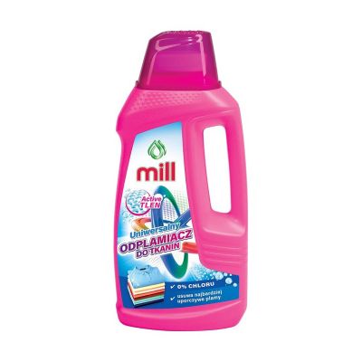 MILL Active Oxygen, Universal Fabric Stain Remover, 0% Chlorine, Removes the Most Stubborn Stains, 1.6l