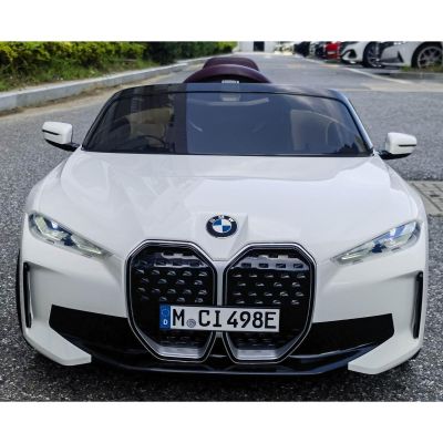 12. BATTERY-POWERED CAR LICENSE BMW i4 WHITE