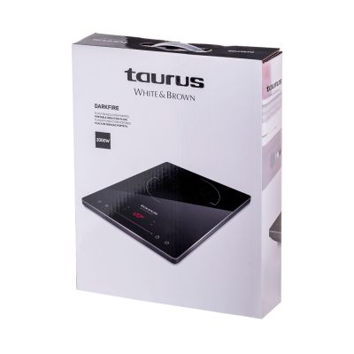 9. Taurus Darkfire Induction Cooker | 2000 W | 3-hour timer | touch control | black