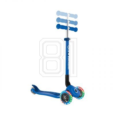 4. SMJ Globber 3-wheel scooter Primo Foldable Lights 432-100-3