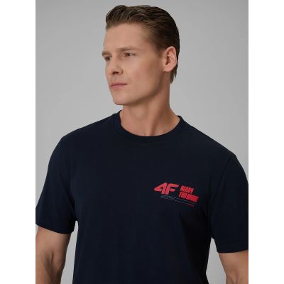 4. Men's regular plain T-shirt 4F 4FRSS26TTSHM3992-31S
