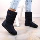 12. High-top snow boots News W EVE436B, navy blue