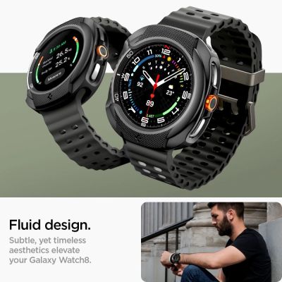 9. Spigen Liquid Air Case for Samsung Galaxy Watch 8 Classic 46mm - Black