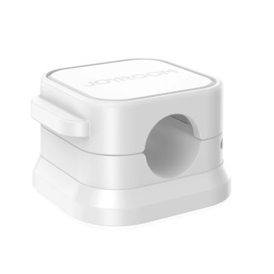 2. Joyroom JR-ZS368 magnetic cable organizer - white (6 pcs.)