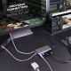 5. Lindy 43323 Docking Station Wired USB 3.2 Gen 1 (3.1 Gen 1) Type-C Black, Gray