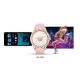 19. VELTORI VT360-1 Women's Smartwatch Pink Silicone Strap