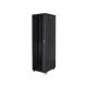Lanberg FF01-8837-12B Single Section Cabinet (37U; 19''; 1833 mm / 800mm / 800 mm; floor-standing; Full Glass; 800 kg; black)
