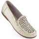 32. Rieker W RKR658 comfortable leather openwork shoes, beige