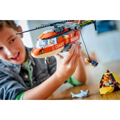 10. LEGO City 60503 Coast Guard Helicopter