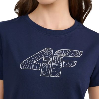 3. Women's T-shirt 4F F3309 navy blue 4FWMM00TTSHF3309 31S