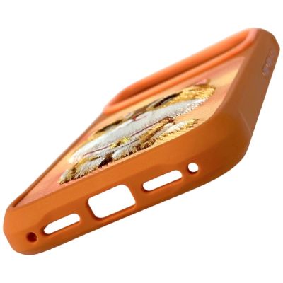 2. Nimmy Big Eyed Pet 2.0 Cat case for iPhone 17 Pro - orange