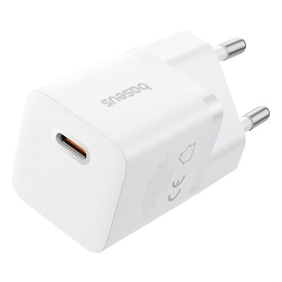 7. Baseus GaN5 25W USB-C Wall Charger - White