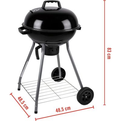 2. GARDEN GRILL REX STEEL BALL 46CM WITH ASHTRAY