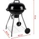 2. GARDEN GRILL REX STEEL BALL 46CM WITH ASHTRAY