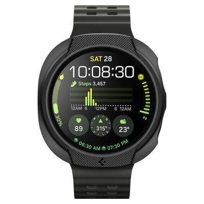 4. Spigen Liquid Air Case for Samsung Galaxy Watch 8 40mm - Matte Black