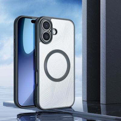3. Dux Ducis Aimo Mag Case with Magnetic Ring for iPhone 17 - Black