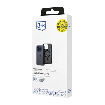 5. 3mk COOLing MagCase Case for Apple iPhone 15 Pro - Black