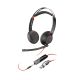 91. Poly Blackwire 5220 Stereo Headphones USB-C Headset +3.5mm Plug +USB-C/A Adapter 8X231AA