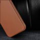 3. Dux Ducis Naples iPhone 14 Plus Magnetic Leather Case MagSafe Brown