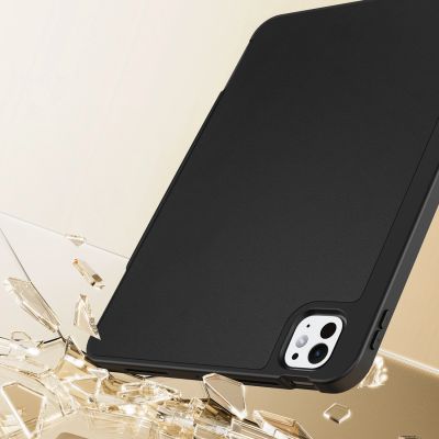 7. Dux Ducis Vers Case for iPad Pro 11" (2024/2025) with Stand and Apple Pencil Holder - Black