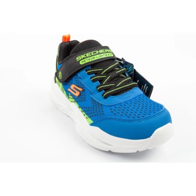 2. Skechers Meteor-Lights LED Children's Sports Shoes for Boys with Velcro