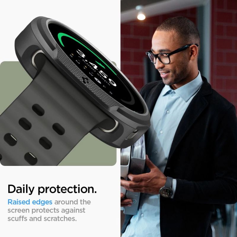 10. Spigen Liquid Air Case for Samsung Galaxy Watch 8 40mm - Matte Black