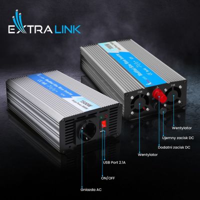 17. Car Power Inverter 12V, 1500W Modified Sine Wave