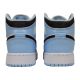 4. Air Jordan Mid Ice Blue 2022 (GS) Kids' Sports Shoes - 555112-401