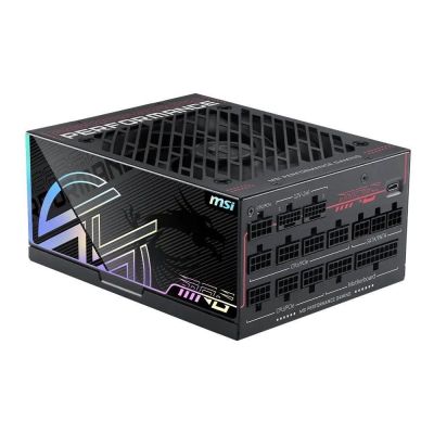 6. MSI MPG Ai1300TS PCIE5 Power Supply Module 1300W 24-pin ATX Black