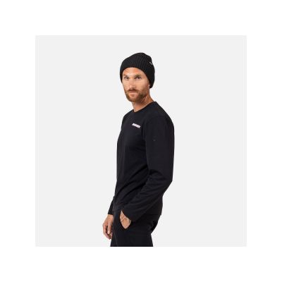 4. ROSSIGNOL Men's Long Sleeve Tee Black