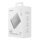 11. Samsung T7 Resurrected 2TB Silver External SSD Drive