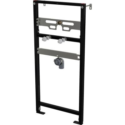 Concealed frame for urinal