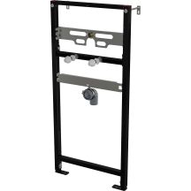 Concealed frame for urinal