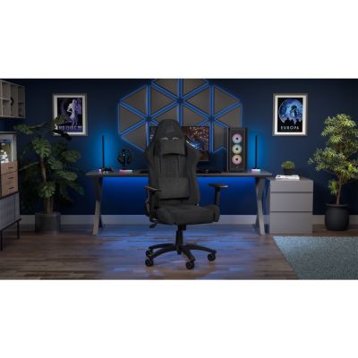 4. Corsair Gaming Tc100 Relaxed Leatherette Chair Black