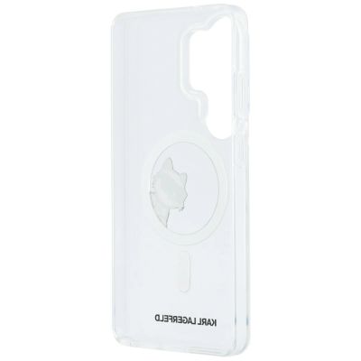 7. Karl Lagerfeld IML Peekaboo Choupette MagSafe case for Samsung Galaxy S26 Ultra - transparent