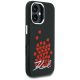 4. Karl Lagerfeld Silicone Heart Sign Logo MagSafe Case for iPhone 16 - Black